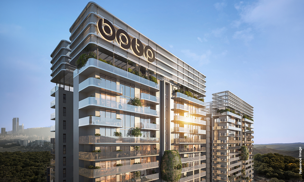 bptp skynest iconic tower building image